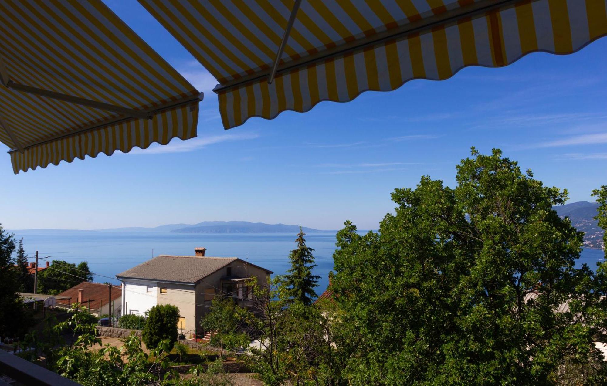 Sea View Retreat With 170Mbps Wifi And Sunny Balcony Apartment Kastav Bagian luar foto